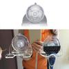 Practical for Razor Holder Rack Shelves with Suction Cup Hooks for Shower Bathro