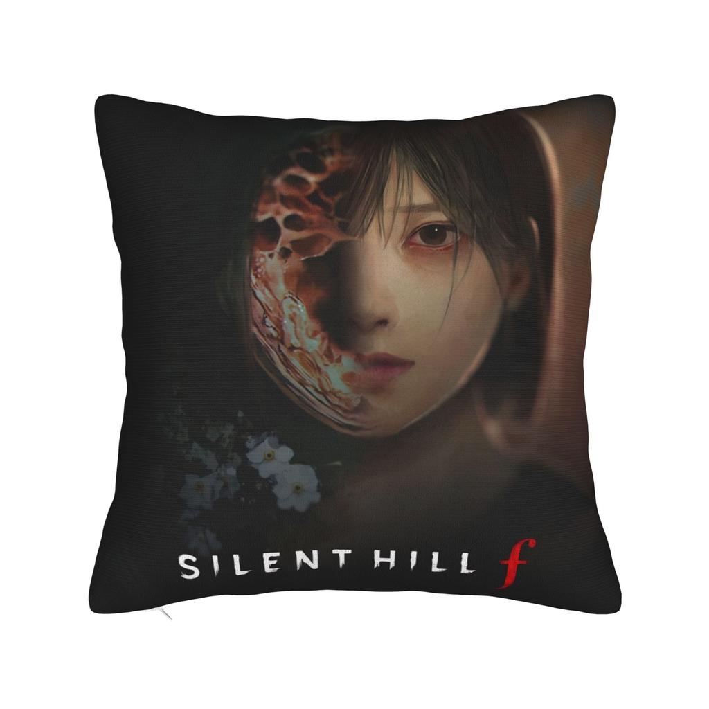 Lakeside Amusement Park Varsity Square Pillow Case Decorative Pillow Silent Hill Robbie the Rabbit Customized Cushion Covers