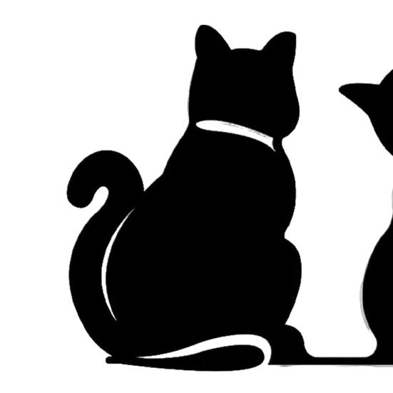 Металлическое украшение на стену для питья кофе Современное минималистичное абстрактное настенное украшение с черной кошкой и бабочкой