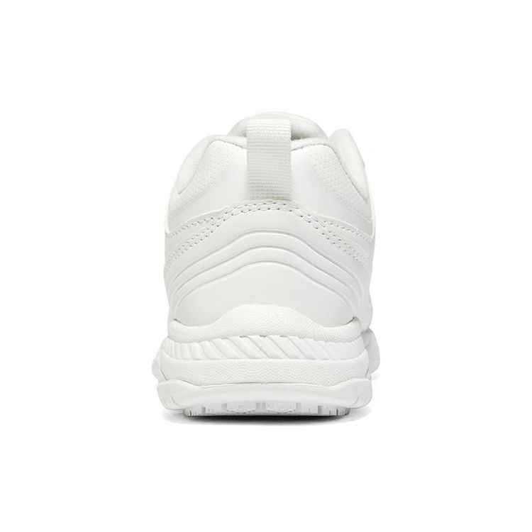 Skechers Dighton Кожаные Удобные Спортивные Амортизирующие Нескользящие Износостойкие Низкие Повседневные Кроссовки Женские Белый 77200-WHT