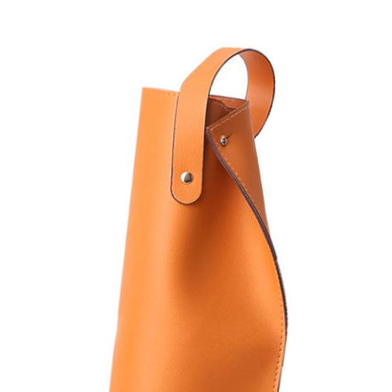 Двухслойная сумка для красного вина с ручкой, износостойкая сумка для вина из искусственной кожи, держатель для бутылки шампанского