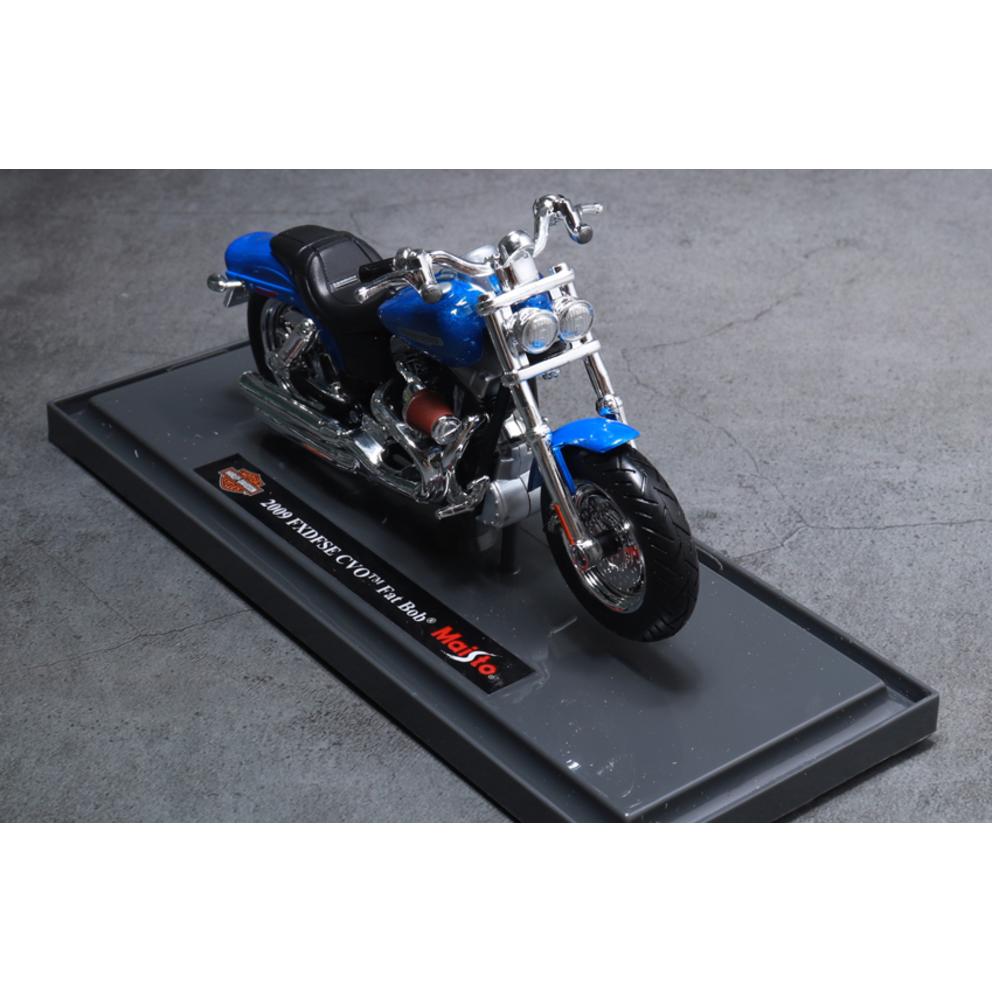 Maisto 1:18 Harley-Davidson 2009 FXDFSE CVO FAT BOB Alloy Diecast Motorcycle Model