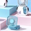 Adjustable Portable Handheld Fan With Vanity Mirror Pocket Fan Personal Desk Fan  Summer Gift