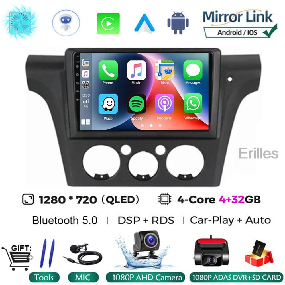 Для Mitsubishi Outlander 1 2002-2008 2Din 4G Android 14 Автомобильный Радио Мультимедиа Видео Плеер Навигация GPS Carplay Стерео БЕЗ DVD