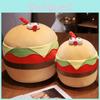 Plush Chicken Hamburger Toy Gourmet Stuffed Doll Bedroom Decoration Kids Gift