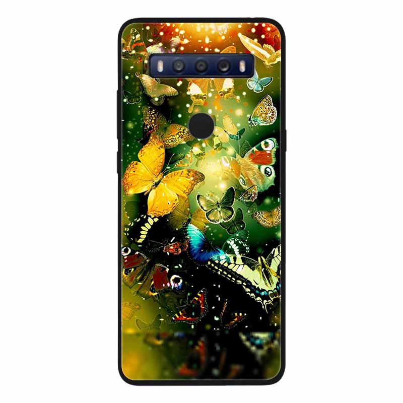 Для чехла TCL 10 SE Мягкий Силиконовый Крутой Модный Чехол Для TCL 10SE T766U T766H Задняя Крышка TCL10SE TPU Защитный Чехол Для Телефона Fundas