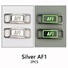 New AF1 Luminous Shoelaces Buckle Sneaker Decorations Glowing Metal Lock for Shoelace DIY Laces Chapa Shoe Accessories 2pcs/pair