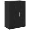 TV Cabinet Set 4 pcs Black Oak Effect Engineered Wood