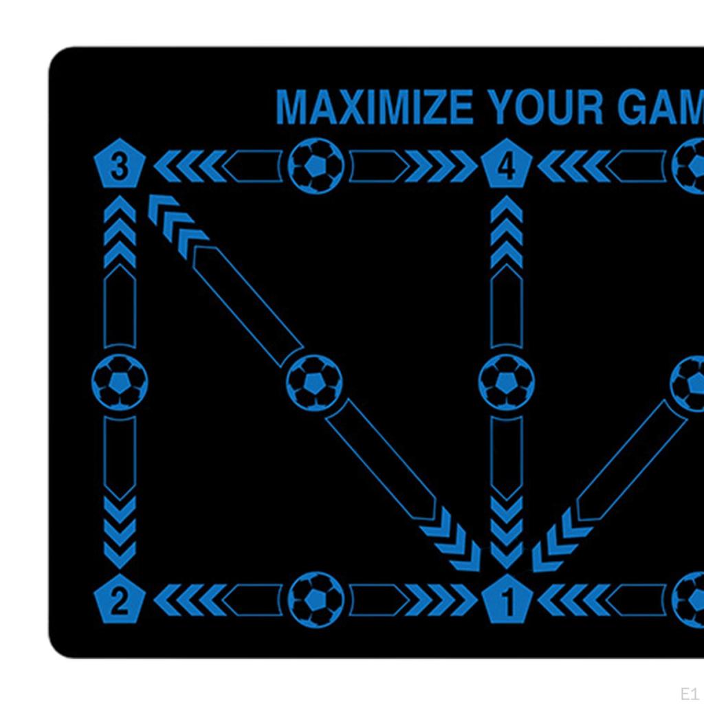 Футбольный коврик для тренировки шагов, тренировочный коврик для ловкости, многоцелевой нескользящий футбольный коврик для ног