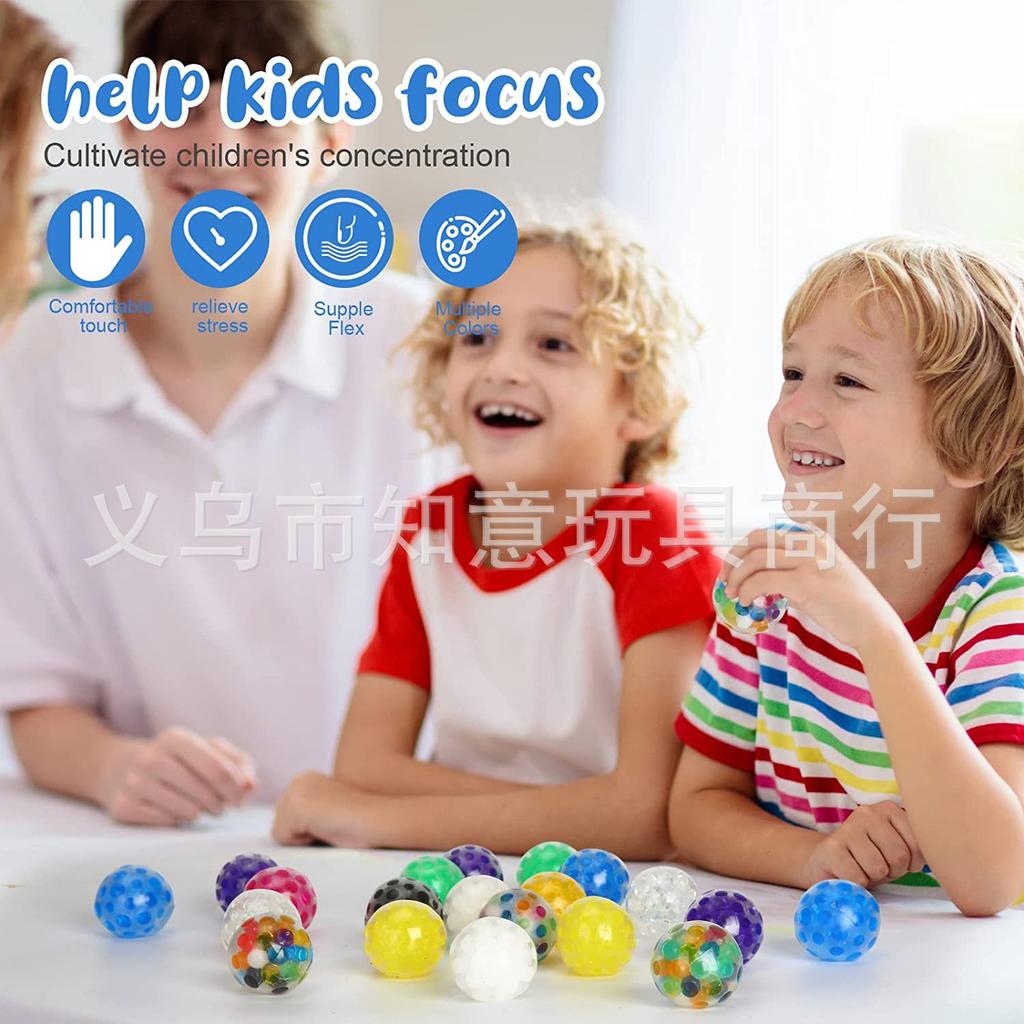 Распакуйте и ущипните Le Water Drop Ball 3,5 см Новый странный мяч-сквиши для вымещения злости Виноградный мяч Головоломка Декомпрессионная игрушка