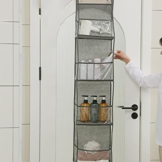 Настенная сумка с несколькими карманами, нетканый материал, многослойный подвесной чехол для ключей, солнцезащитные очки, кошельки для волос, большая вместимость