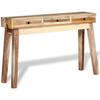 Console Table Vintage Style Reclaimed Solid Wood