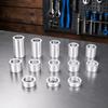 13pcs 3/4 In ID Axle Spacer Sleeve 1 1/8 In OD Axle Reducer Spacer  For Bench Grinding Wheels