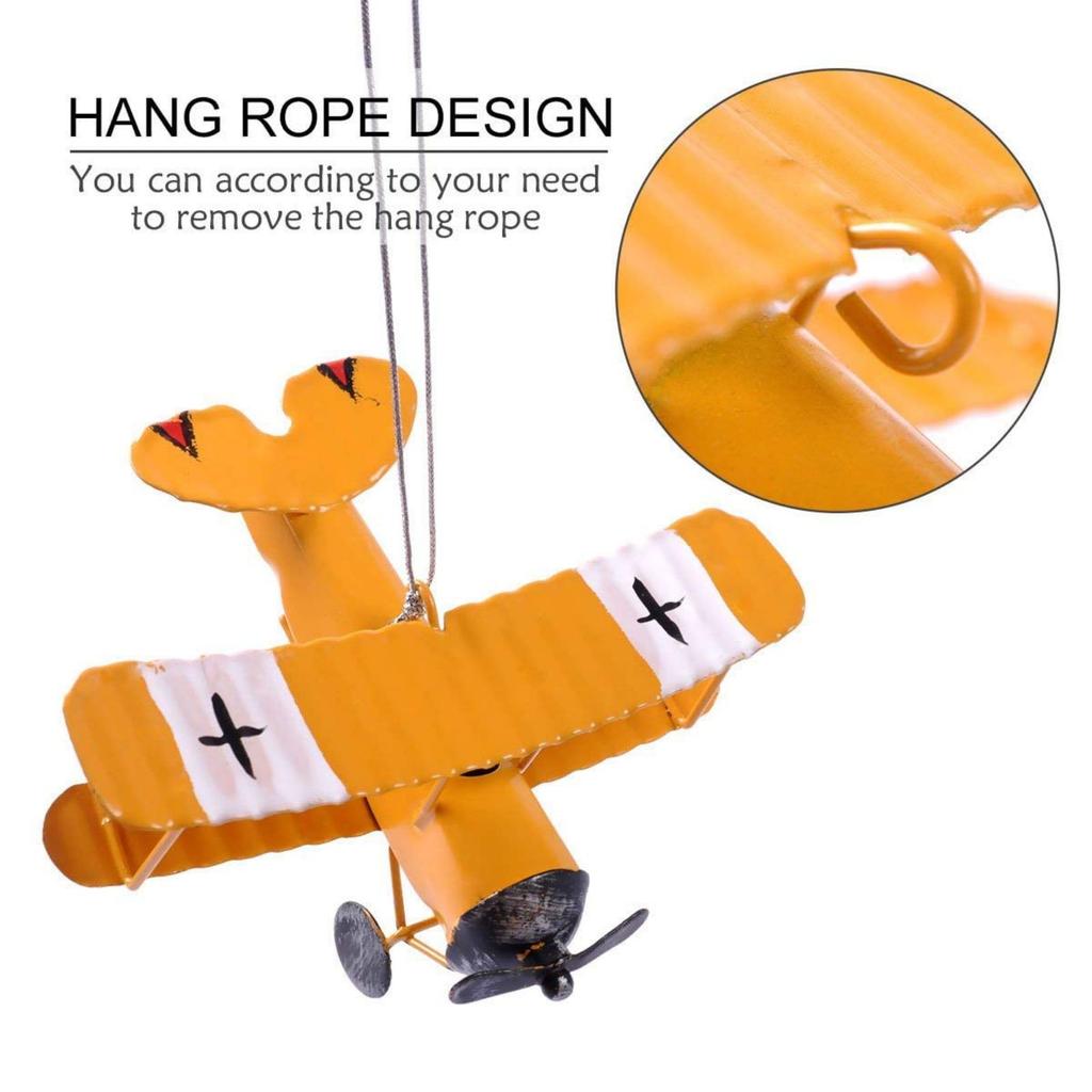 Ретро железная маленькая модель самолета, украшения, креативный железный маленький самолет, поделки, украшения для дома