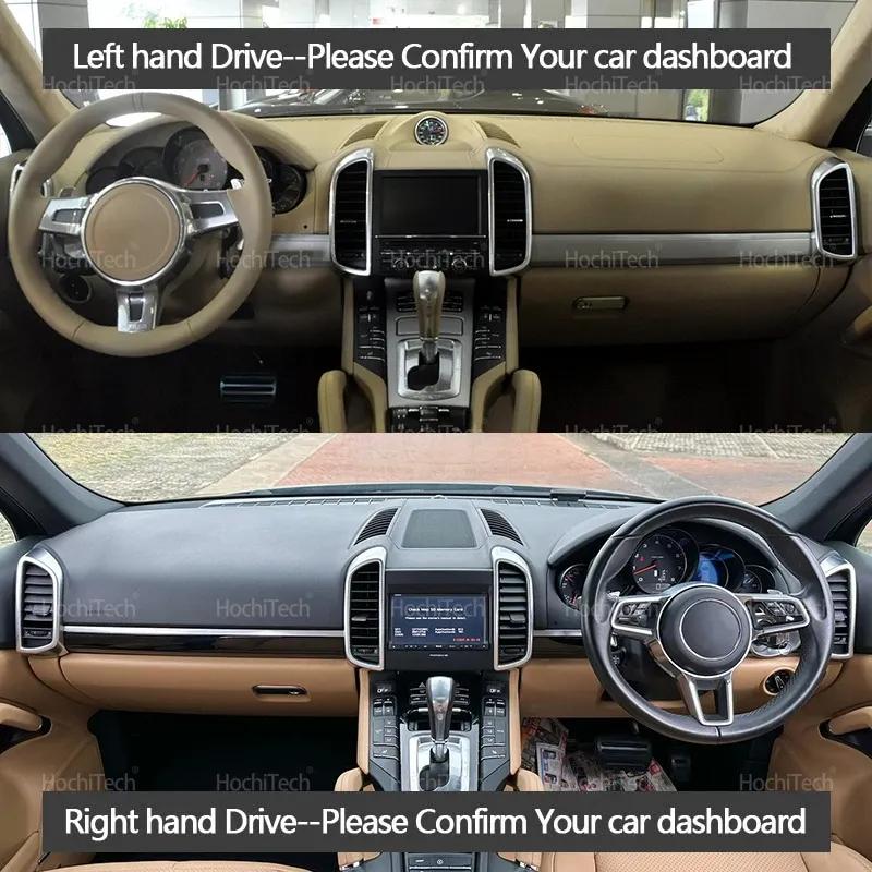 Dashboard Cover Board Anti-Slip Mat Protect Pad Car Sunshade Carpet Rug for Porsche Cayenne 958 GTS 2010 2011 2012 2013-2016
