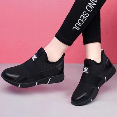 Весенне-летняя женская обувь дышащая сетка мягкая подошва универсальная кожаная поверхность для ходьбы одна педаль ленивые туфли