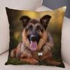 Sofa Home Pillowcase German Shepherd  Decoration Pet Animal Cushion