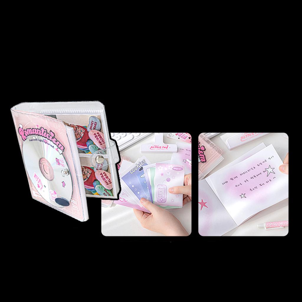 Ретро CD Корейский Идол Фотокарты Коллекционный Альбом Переплет A7 Обложка для Блокнота Канцелярские товары Фотоальбом DIY Органайзер для Хранения Карт