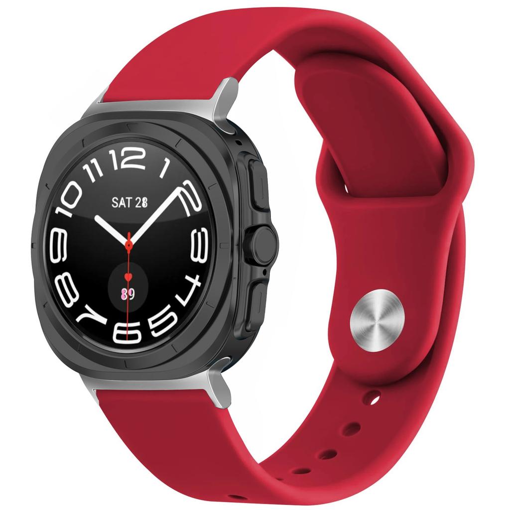 Спортивный силиконовый ремешок для Samsung Galaxy watch 7 ultra Ремешок 47 мм Аксессуары correa Браслет galaxy watch 7 FE 44 мм 40 мм 40 ремешок