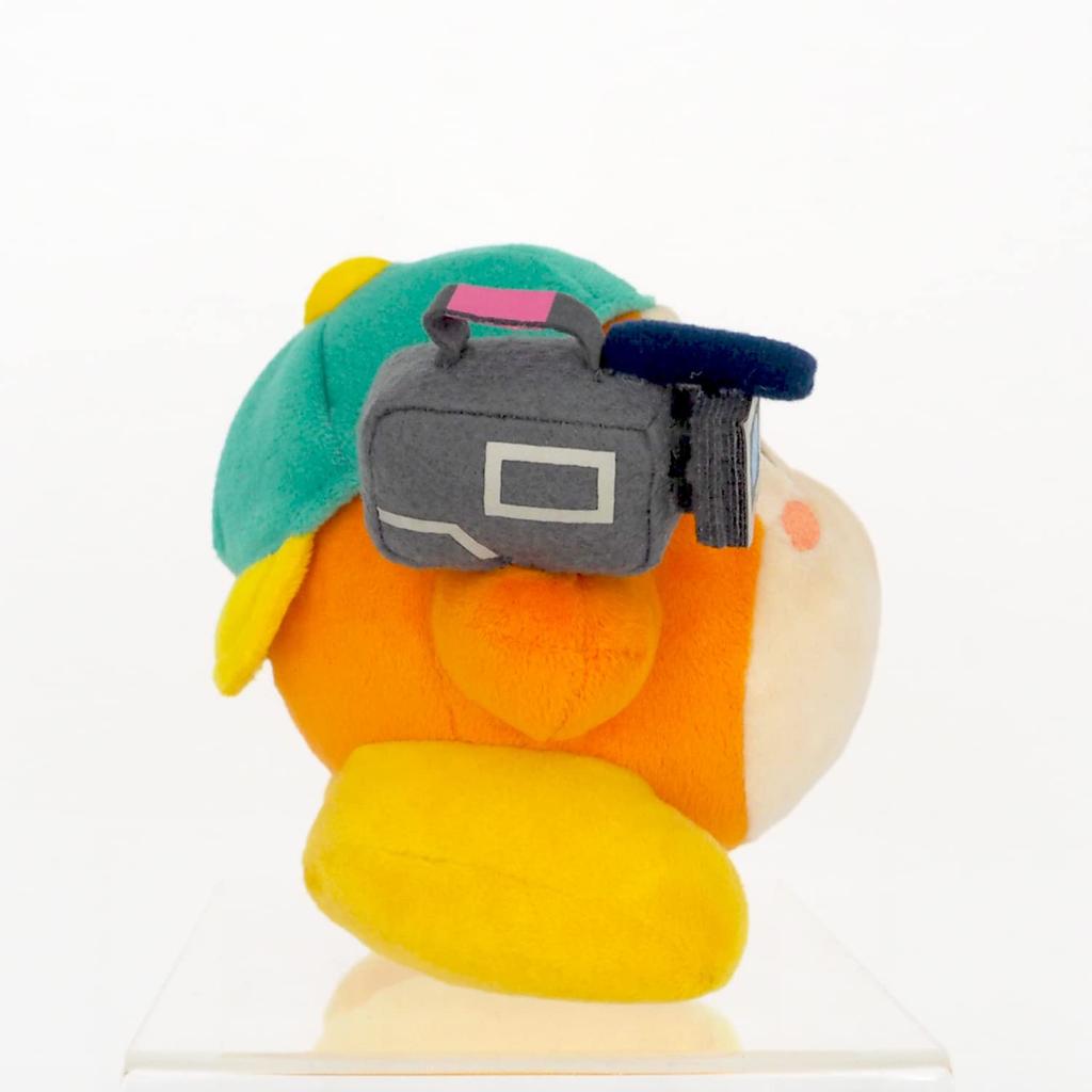 Sanei Boeki Кирби из Звёзд КОЛЛЕКЦИЯ ВСЕ ЗВЁЗДЫ Ваддл Ди Репортёр Команда Оператор W17 x x В13см Плюшевая игрушка KP66 (S) Д12.5