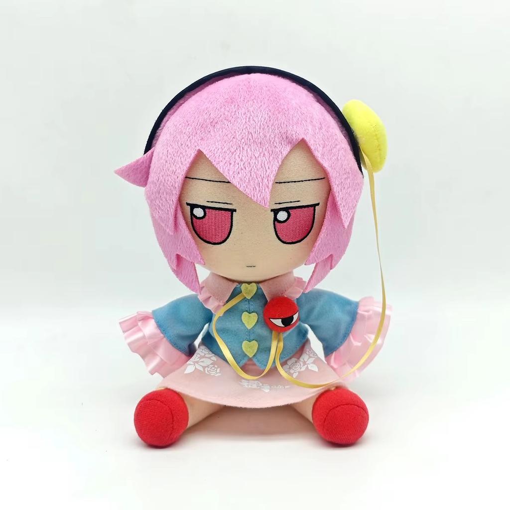 Плюшевая игрушка Fumo Фландрэ Скарлет Проект Тохо Злые Крылья Ремилия Набивная Сидячая Кукла Мягкая 20 см Дым Косплей Чирно Подарки для Фанатов