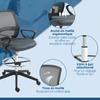 Office Chair, High Seat, Adjustable, 360 Swivel Stool, Breathable Mesh