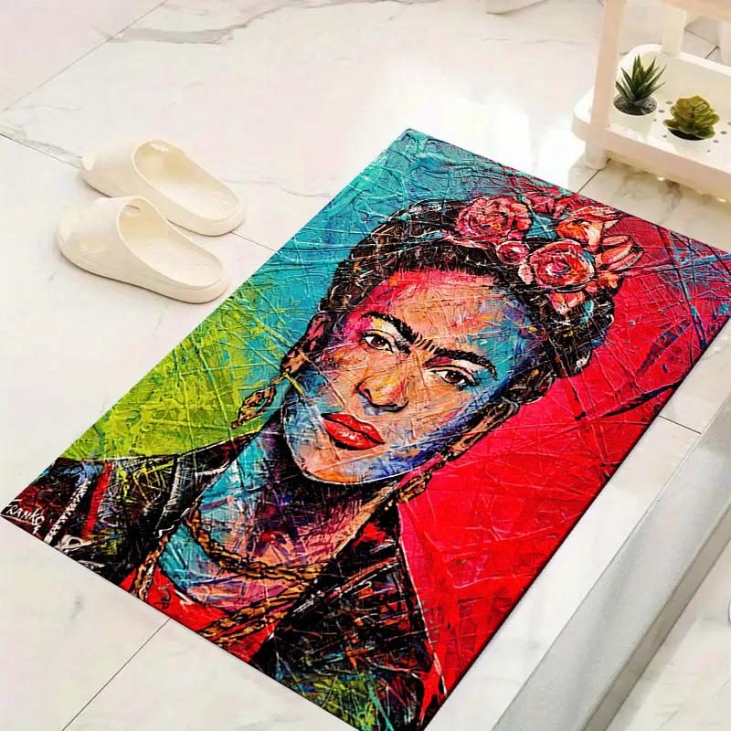 Frida Kahlo Carpet Rug for Living Room Bedroom Home Sofa Decoration,Kids play Non-slip Floor Mat