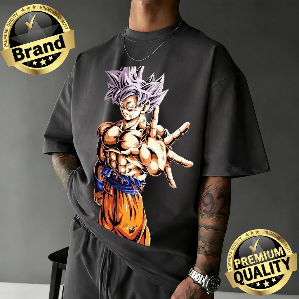Официальная футболка Dragon Ball 2026 Лето Новое поступление 100% Хлопок Женская рубашка Для активного отдыха Повседневная футболка Для спортзала Мужские футболки