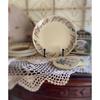 milkcat Hand-Knitted Round Lace Afternoon Tea Retro Placemats, Cafe Curtains, and Display (White 70-1)