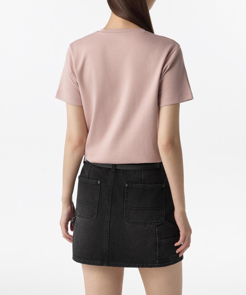 MUSINSA STANDARD WOMAN Women'S Basic Crew Neck T-Shirt [Desert Pink]