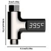 Монитор температуры воды в ванне Электричество Домашний светодиодный дисплей Смесители для душа Термометр для воды Измеритель температуры в детской ванне