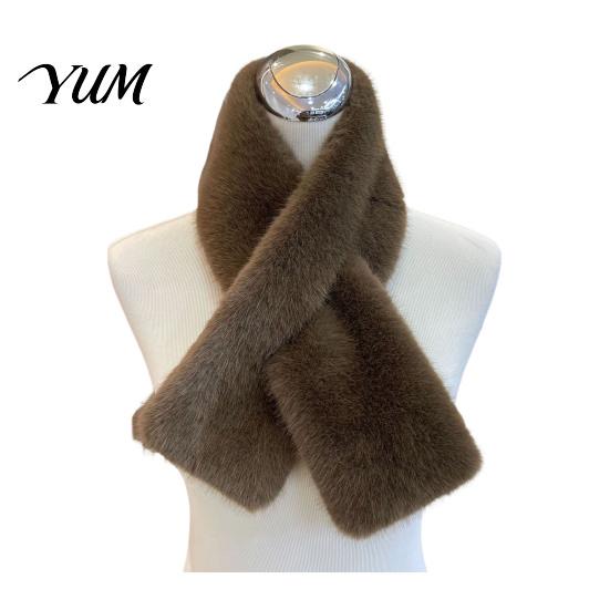 Fashionable Winter Accessories for Women Faux Fur Scarf, Neck Warmer Cold Weather, Short Collar Scarves, Soft Comfortable Velvet Scarf Dating