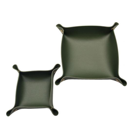 Многофункциональный складной лоток для хранения, однотонная подставка под кофейные чашки, декоративный органайзер для хранения ювелирных изделий