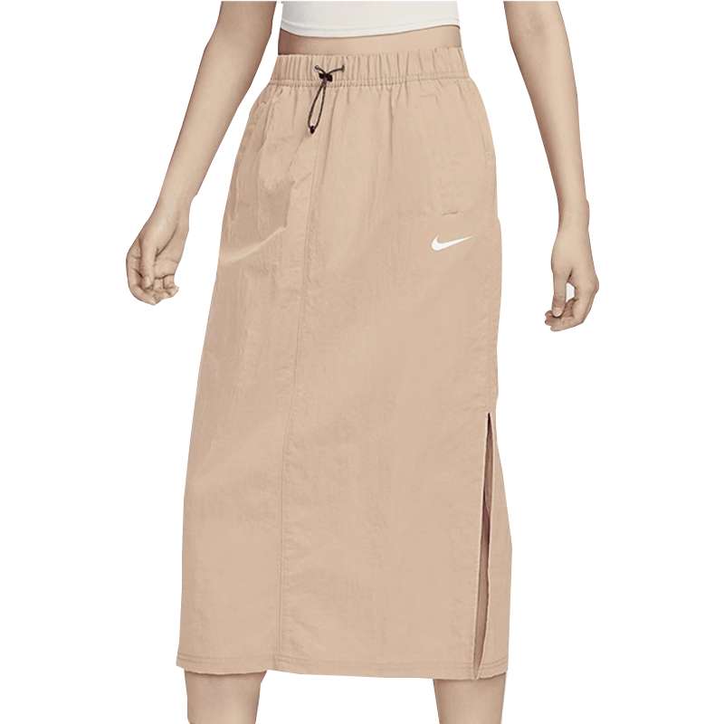 Nike Повседневная длинная юбка женская хаки DM6250-200