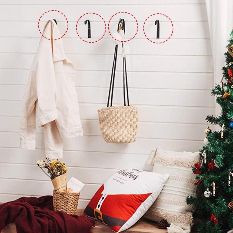 Clothes Hat Hook Bathroom Hook Flower Pot Support Iron Planter Hook Stand Balcony Decoration for Flowers Durable Flowerpot Plant Hanger Bracket