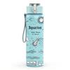 1PC Sun Moon Star Witch Line Sketch Print 750ml Color Plastic Sports Water Bottle Leakproof Flip Straw Lid Suitable for Sports Office Home Use