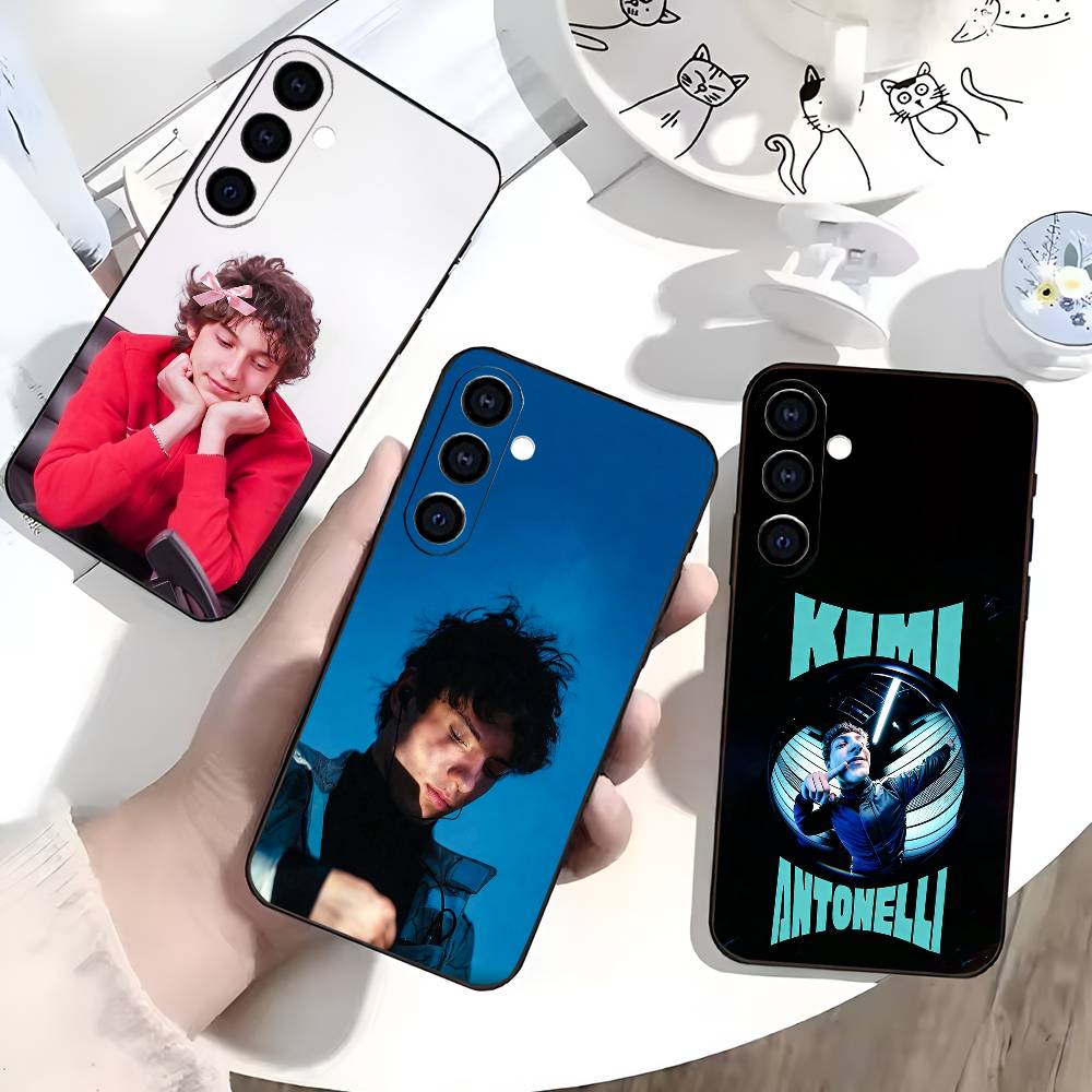 Чехол для телефона K-Kimi A-Antonelli Для Samsung Galaxy A73, A72, A71, A70, A53, A52, A51, Мягкий силиконовый черный чехол