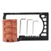 Camera Cage with Wood Handle 14 Inch 38 Inch Threaded Hole Cold Shoe Aluminum Alloy Camera Cage