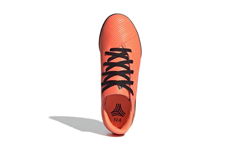 adidas Нескользящие Устойчивые к истиранию Низкие Футбольные Бутсы Оранжевые Детские EH0503
