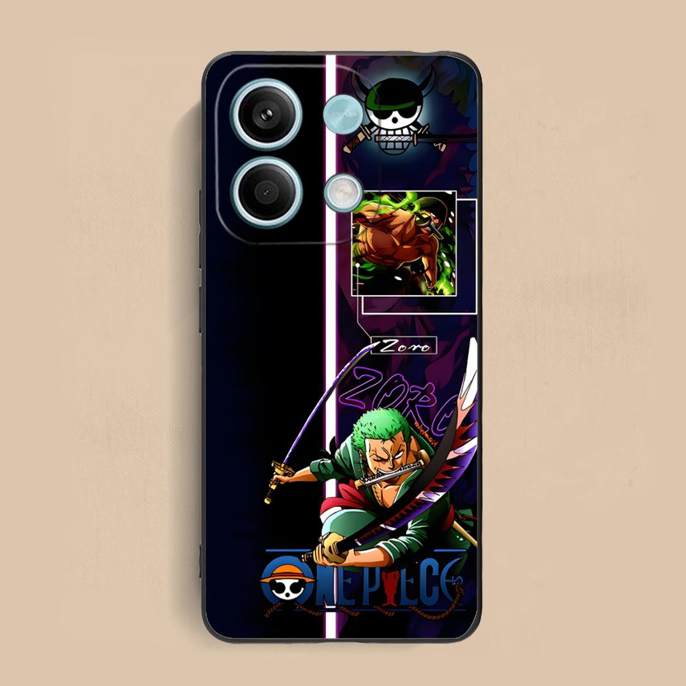Anime Zoro Mobile Phone Case for Xiaomi Redmi Note 14 13 12 11 A5 3 2 1 Pro Plus 4G 5G Colour Printing Protective Pretty Cover