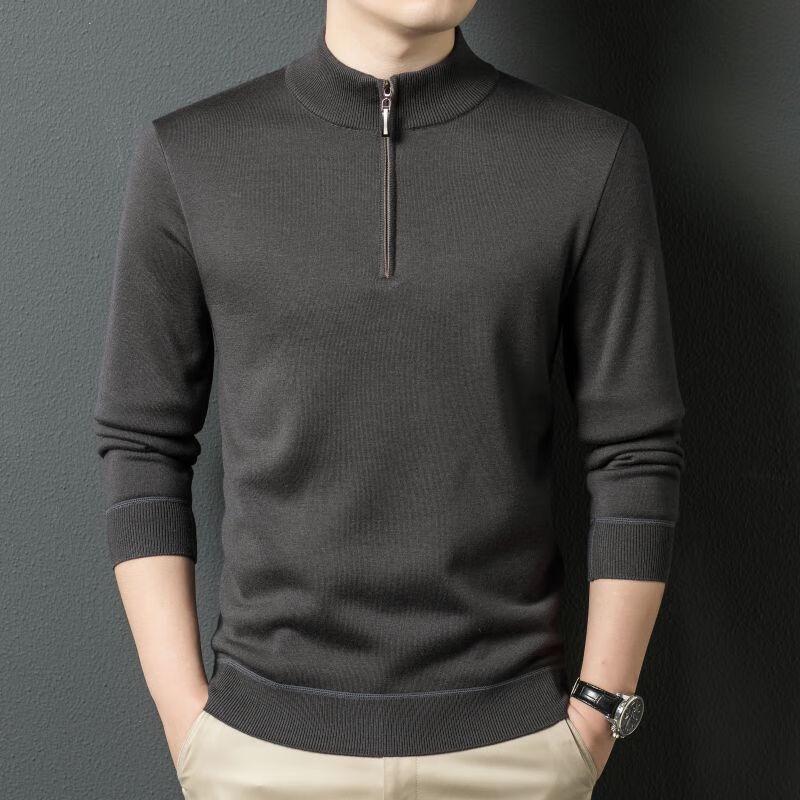 Men's Half-Zip Mock Neck Sweater