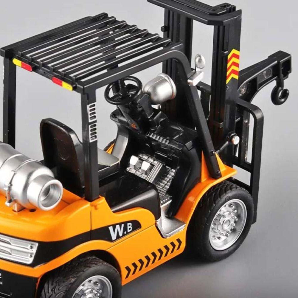 1:24 Scale Forklift Model Car Diecast Metal Engineering Vehicle Models For Children