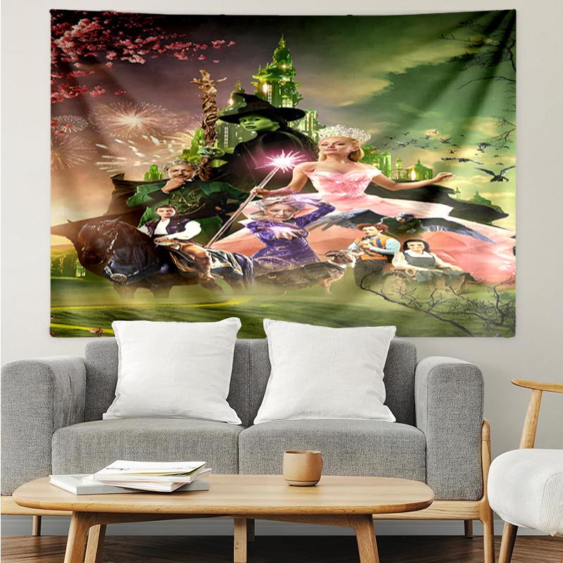 1PC Magic witch And Friendship K-pop music group Tapestry Accessories for Bedroom,Livingroom, dormitory Room Wall Decor Fan Birthday Gifts