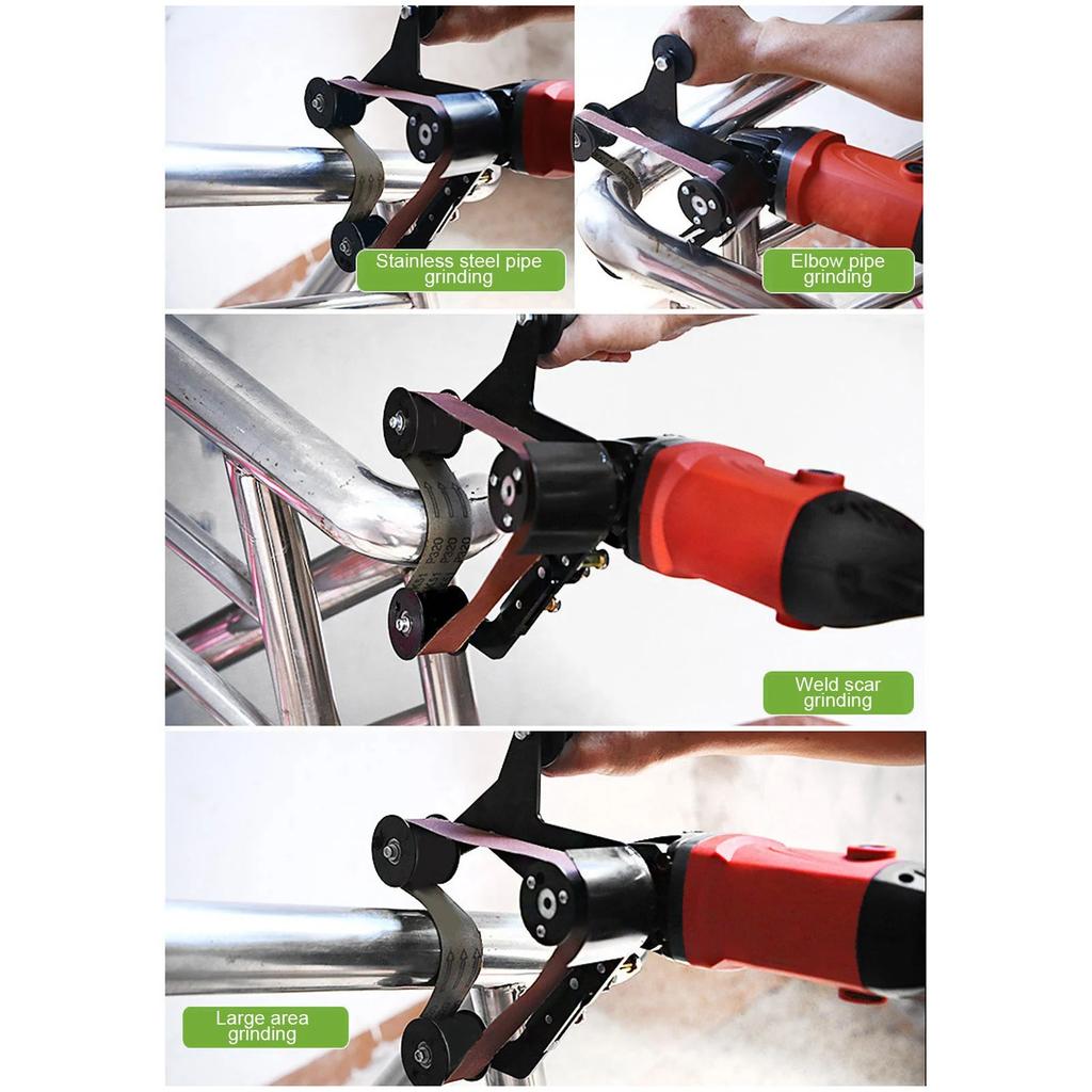 Мини ленточная шлифовальная машина DIY шлифовальная машина Труба из нержавеющей стали Полировальная машина Шлифовальный инструмент Ленты для шлифовальной машины Шлифовальная машина Полировальная машина для труб из нержавеющей стали