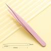 Stainless Steel Straight Curved Tip Tweezers For Nail Art Sticker Rhinestones Picking Tool Makeup Eyelash DIY Tweezer KTY