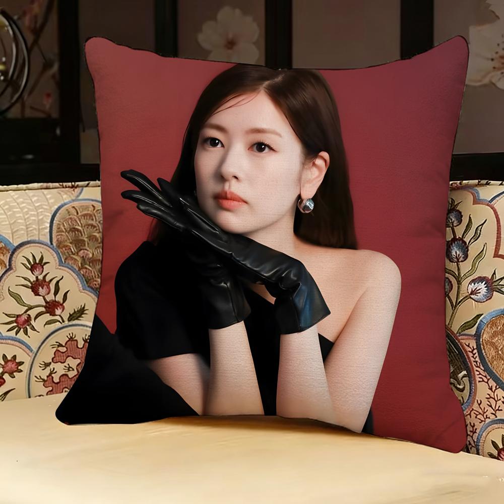 Kpop Style J-Jung So-Min Pillow Case Pillowcase, Double-Sided Printed, Sofa Cushion, Bedroom Headboard Pillow