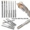 1Pcs Cross Tips Concrete SDS Plus Drill Bit 4/5/5.5/6/8/10/12mm Impact Drills  Wall Brick Block