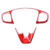 For Ford Fiesta MK8 2018 Focus MK4 ST    Steering Wheel Button Frame Cover Trims ABS Sticker Car Styling Accessories