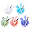4PCS Face Mask Mixing Bowl Set DIY Facemask Mixing Tool with Silicone Facial Mask Bowl Makeup Brushes Spatula Beauty Skin Care