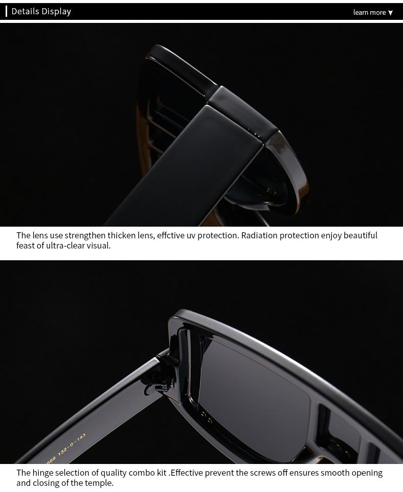 Европейские и американские современные ретро солнцезащитные очки в большой маске с широкими штанинами, инкрустированные заклепками 86599